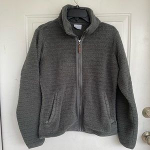 Columbia Full Zip Hooded Fleece Jacket Womens size M